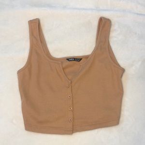 notched tank crop from shein
